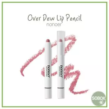 [nonoer] Карандаш для губ Over Dew, 3 цвета 01 Cashmere Rose