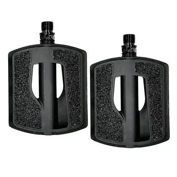 Nonslip Bicycles Pedals with Sandpaper Surfaces Mountain Bicycles Pedals Nylon Pedals Reflective Sheet Cycling Pedals