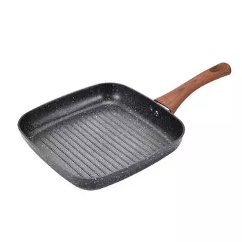 Nonstick Square Skillet Heat Resistant Cooking Griddle Professional Grill Pan Cooking