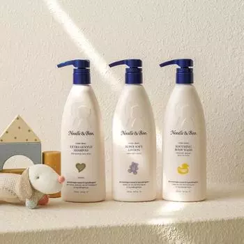 Noodle & Boo большой емкости шампунь + мытье + лосьон набор из 3 предметов Large capacity shampoo + wash + lotion