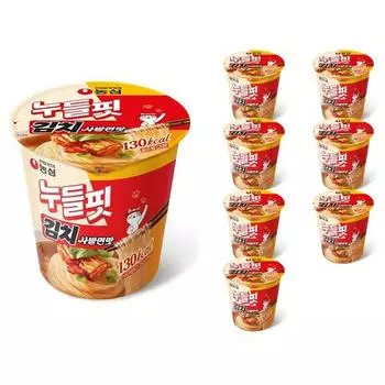Noodle Fit Ramen Kimchi Bowl Noodle Flavor 37.5g, 8 pieces