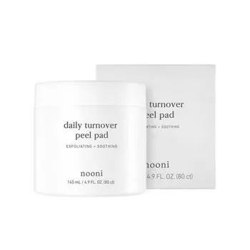 NOONI Daily Turnover Peel Pad 145мл/80шт.