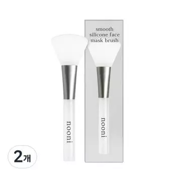Nooni Smooth Silicone Face Mask Brush, 2 pieces, mixed colors