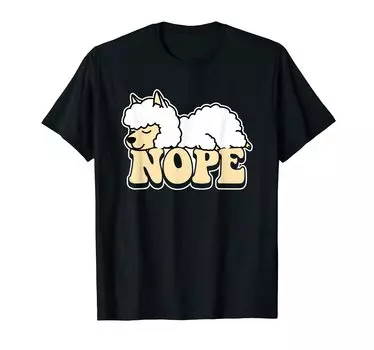 Nope Pako Alpaca Llama Alpaca Breeder Alpaca T-Shirt