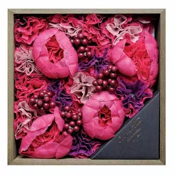 Nor Corporation Bath Petal Box Champ de Fleurs En Bois Bonne Journee Bath Salts Amber Floral 75g OB-EGN-3-2