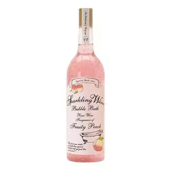 Nor Corporation Bath Salts Bubble Bath Sparkling Wine Large Capacity 810ml Peach Scent OB-WIB-3-3