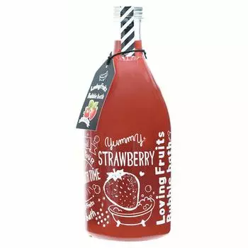 Nor Corporation Гель для ванны Loving Fruit Bubble Bath Соль для ванны с ароматом клубники 750 мл OB-LFS-1-1