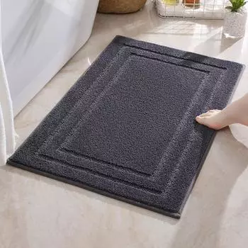Впитывающий коврик для ванной в скандинавском стиле, коврик для туалетной двери, нескользящий коврик для туалета, коврик для двери, домашний ковер 40x60cm