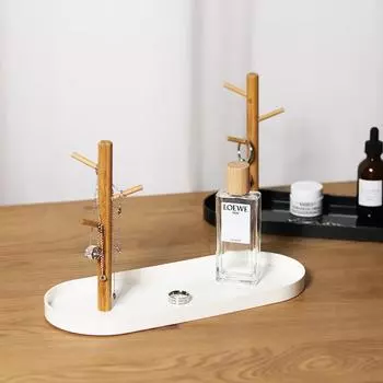 Nordic Branch Storage Tray Living Room Porch Key Hanger Sundries Desktop Cosmetics Portable Snack s Decoration