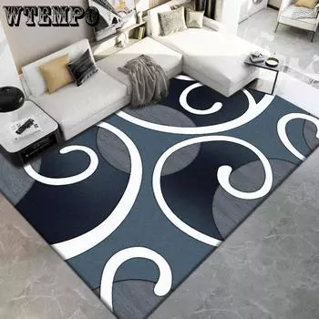 Nordic Carpet Гостиная Светлый Роскошный Журнальный Столик Диван Спальня Простой в Уходе Полный Прикроватный Ковер Дом 100 * 160cm