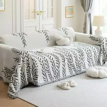 Nordic Chenille Диван Плед Одеяло Гостиная Кошки Собаки Антигрязный Диван Покрывало Пляжное Полотенце Путешествия Пикник Офис Одеяло 180x130