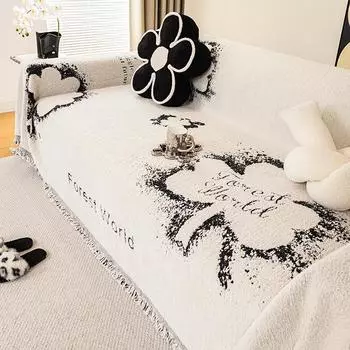Nordic Clover Sofa Towel High-Grade One-Piece All-Inclusive Sofa Cover Universal Cover Universal Non-Slip Sofa Cover Cloth 180*130cm