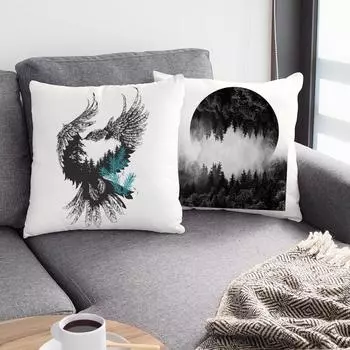 Nordic Decorative Geometric Moon Polyester Cushion Covers Pillow Cover Sofa Living Room Bed Pillow Case 45x45cm Funda Cojin 450mm*450mm