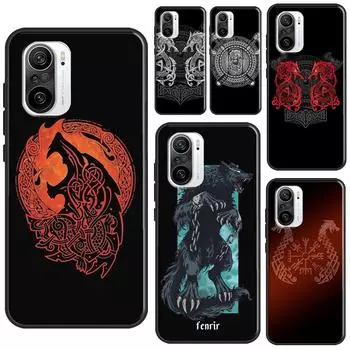 Nordic Fenrir Cover For POCO M3 M4 F1 F2 F3 X4 GT X3 Pro Case For Xiaomi 11T 10T 12 Pro 12X Mi 11 Lite Mi 9T (9T Pro)