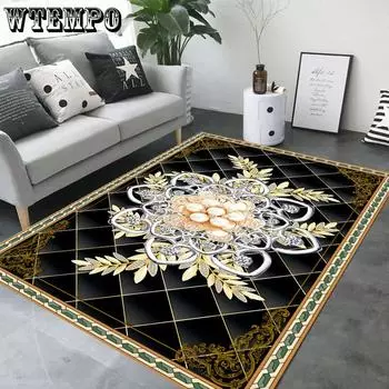 Nordic Flowers 3D ковер ковер для дома гостиная спальня диван коврик декор игровая площадка коврик нескользящий напольный коврик 40*60cm