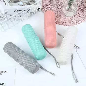 Nordic Green OPP Bag (with Hanging Rope) Travel Wash Cup Portable Toothbridge Box Toothbrush Bucket Simple Rinse Cup