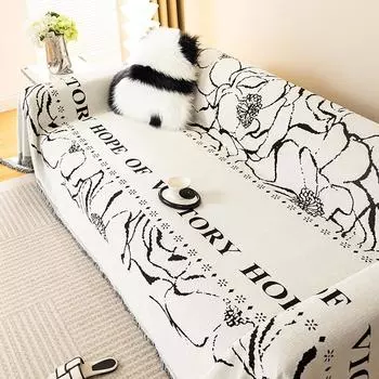 Nordic High-Grade Sofa Towel Full Cover Cloth Chenille Non-Slip All-Inclusive Universal Sofa Cover All-Season Universal Seat Cushion 180*130cm