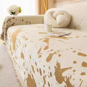 Nordic High-Grade Sofa Towel Full Cover Cloth Chenille Anti-Scratching Sofa Cover All-Inclusive Universal Cover Non-Slip Sofa Cushion 180*130cm