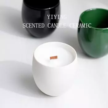 Nordic ins креативная керамическая ароматерапевтическая свеча-чашка контейнер для высококачественных подсвечников украшения контейнер из соевого воска романтические украшения vegetarian burnt white