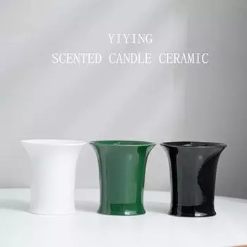 Nordic ins креативная керамическая ароматерапевтическая свеча-чашка контейнер для высококачественных подсвечников украшения контейнер из соевого воска романтические украшения 1