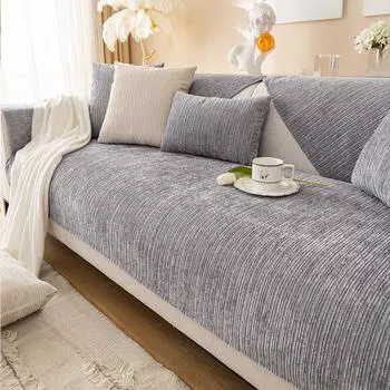 Nordic Ins Premium Chenille Sofa Cushion Чехол для дивана в гостиной Нескользящий коврик Ткань Чехол для подушки Ткань 70*70cm