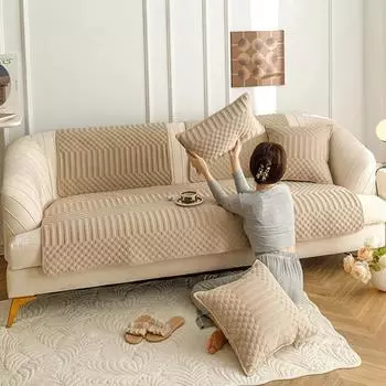 Nordic INS Simple Retro Sofa Cushion All Season Universal Thick Warm Non Slip Cushion For Living Room Decoration Sofa Cushion 70x70cm 1pcs