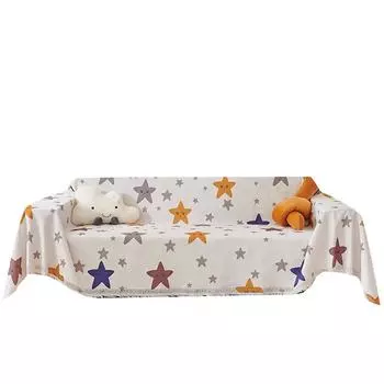 Nordic Instagram Style Sofa Cover Sofa Cover Anti-Scratching Non-Stick Wool Sofa Towel Living Room Dustproof Camping Sofa Cushion 130*180