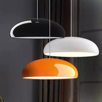 Nordic LED Pendant Light 35/45/60CM Macaron Round Hanging Light For Bedroom Living Room Kitchen Island Modern Led Home Deco Lamp Warm white