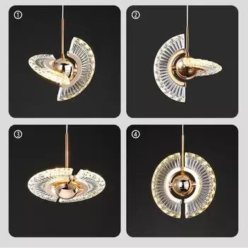 Nordic Led Pendant Lights Hanging Lamp Indoor Decoration Lights For Bedside Living Dining Room Kitchen Pendente iluminao light 3 Color Changable