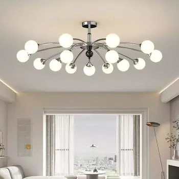 Nordic Light Luxury Chandelier Гостиная Светильники Креативные Простые Современные Столовые Небольшие Апартаменты Спальня Теплые Лампы