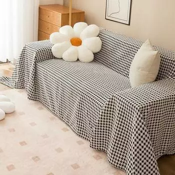 Nordic Light Роскошный чехол для дивана Полотенце «гусиные лапки» Four Seasons Универсальный современный нескользящий чехол для дивана с защитой от царапин ткань 90*150cm