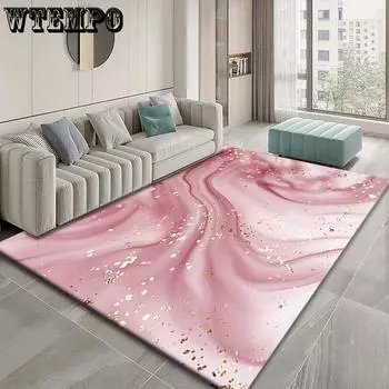 Nordic Living Room Carpet Floor Mat Abstract Luxury Carpet Home Bedroom Carpet Living Room Sofa Coffee Table Carpet 80*120cm