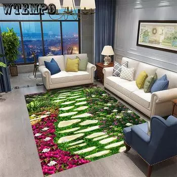 Nordic Luxury Abstract Carpet Гостиная Домашний Чайный Столик Ковер Постмодерн Спальня Кабинет Прикроватный Ковер Напольный Коврик 100*160CM