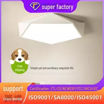 Nordic Modern Bedroom Ceiling Lamp - Ideal for Children s Room or Study 320*50mm 25W lens white light