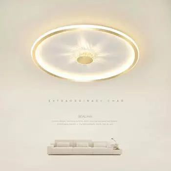 Nordic Modern LED Потолочный светильник Люстра для спальни, гостиной, столовой, прохода, балкона, интерьера, домашнего декора, светильник Luster Warm White(no RC)