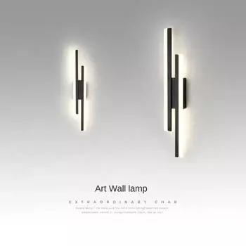 Nordic Modern Minimalist Бра Светильник для гостиной, спальни, настенные светильники для отеля, трехцветные Tricolor