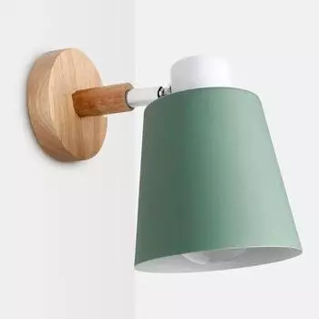 Nordic Modern Minimalist Creative Living Room Спальня Лестница Балкон Коридор Интернет Знаменитый Настенный светильник для чтения E27 Light белый