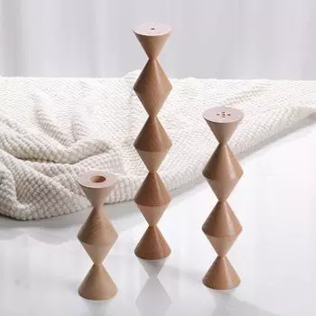 Nordic Niche Абстрактное искусство Орнаменты Бесконечная колонна Металлический подсвечник Скульптура Blogger B&B Выставочный зал Каскадное украшение Black - Large