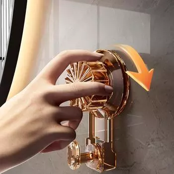 Nordic Присоска Крючок Многофункциональный Простой Бытовой Приспособление Для Хранения Легкий Роскошный Прочный Вакуумный Присоска Крючок Без Пробивания Пробойника 1pcs серый