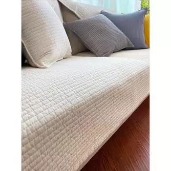Nordic Simple Modern Solid Color Fabric Craft Four Seasons Universal Non-Slip Sofa Cushion Подушка для осени и зимы 70*70cm