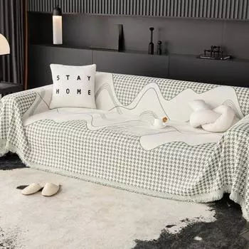 Nordic Sofa Cover Towel Chenille Four Seasons Universal Sofa Cushion Universal Cover Cover Full Covered High-Grade Cushion Blanket 180*130cm