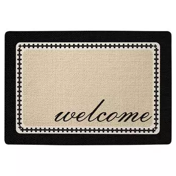 Nordic Style Household Entry Door Carpet Floor Mat Simple Flower Entry Mat Doorway Sand Dust Mat 50*80cm