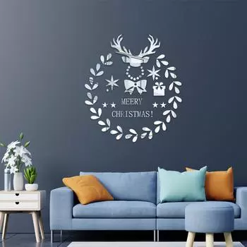 Nordic style warm acrylic self-adhesive decorative wall stickers bedroom sofa TV background wall stickers