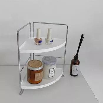 Nordic White Metal Plastic Storage Shelf Organization Cutlery Ins Bathroom Kitchen Accessories Home Decor