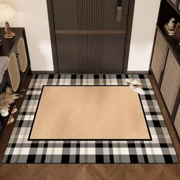 Nordic Wind Бытовой коврик для входной двери Простой коврик для входа Коврик с песком и пылью Нескользящий ковер 80*120cm