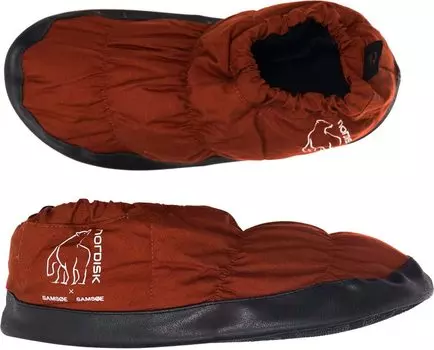 NORDISK Camp Down Shoes Тапочки Палаточные туфли HERMOD DOWN SLIPPERS Compact M 109094 CHERRYMAHOGA(CM)
