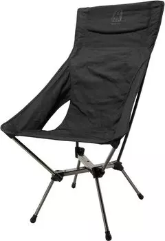 NORDISK Outdoor Camping Chair Kongelund Lounge Chair Black 149066