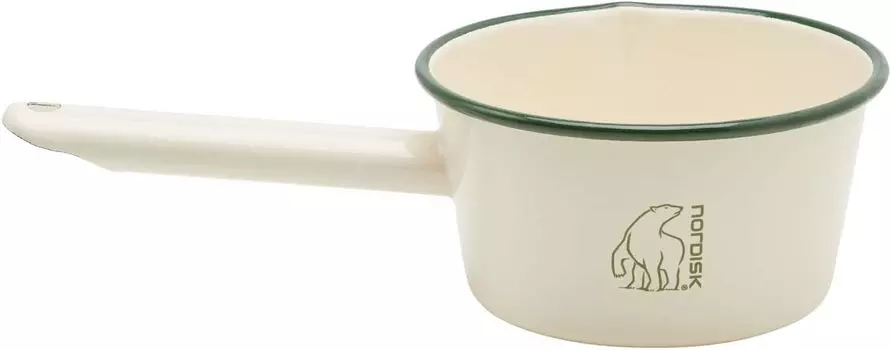 NORDISK Outdoor Camping One Hand Pot эмалированная кастрюля Madam Blue 900 мл MADAM BLA SAUCEPAN SKY кремовая японская 10421001 [Оригинальный продукт] кремовый