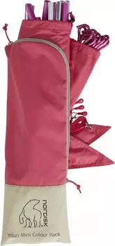 NORDISK Outdoor Camping Ydun Mini Tent Assembly Color Parts Set Cherry Mini Color Japanese 148053 (Ydun Pack) [Подлинный продукт] вишня