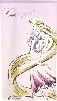 Noren Kobo Noren Disney Goods Интерьерный гобелен Плакат Disney Princess Rapunzel Ширина 85 x Длина 150 см 21599 [Возврат невозможен]
